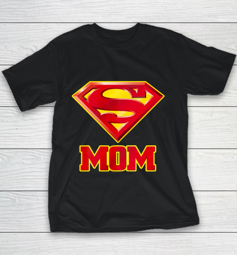 Super Mom Superman Logo Youth T-Shirt