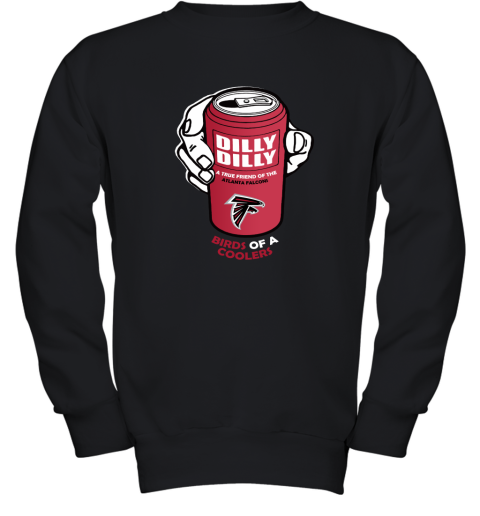 Bud Light Dilly Dilly! Atlanta Falcons Birds Of A Cooler Youth Sweatshirt
