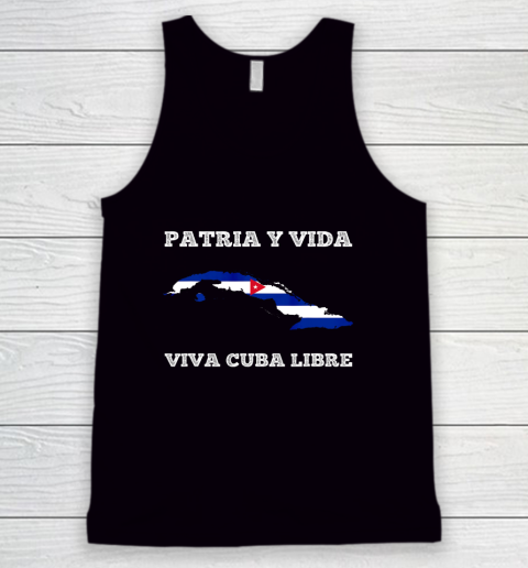 Patria Y Vida Viva Cuba Libre Shirt Tank Top