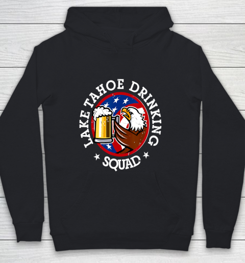 Lake Tahoe Drinking Squad July 4th Party Costume Beer Lovers Youth Hoodie
