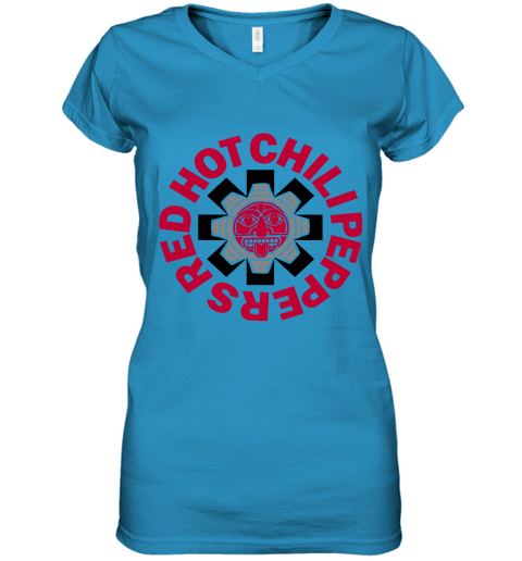1991 Red Hot Chili Peppers Women's V-Neck T-Shirt