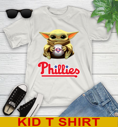 MLB Baseball Philadelphia Phillies Star Wars Baby Yoda Shirt 112