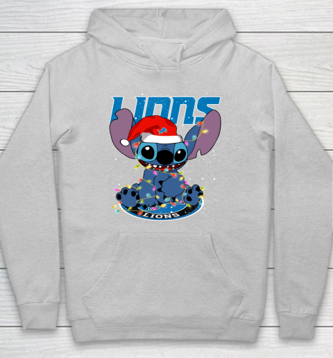 Detroit Lions NFL Football noel stitch Christmas Hoodie 4