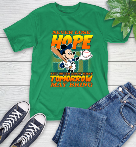 San Diego Padres MLB Baseball Mickey Disney Never Lose Hope T-Shirt 7