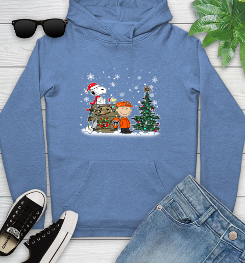 NHL Anaheim Ducks Snoopy Charlie Brown Woodstock Christmas Stanley Cup Hockey Youth Hoodie 13