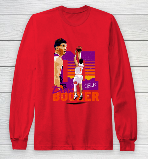 Devin Booker 01 Phoenix Suns Long Sleeve T-Shirt 7