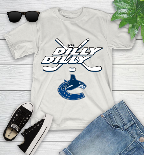 NHL Vancouver Canucks Dilly Dilly Hockey Sports Youth T-Shirt 12