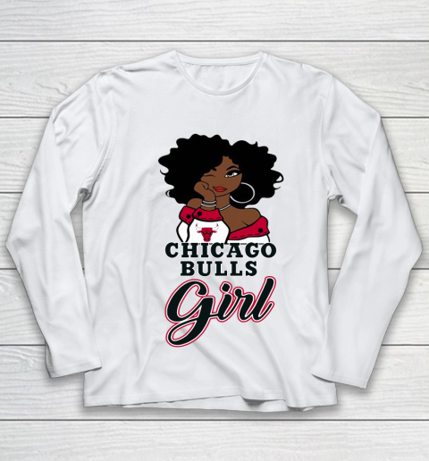 Chicago Bulls Girl NBA Youth Long Sleeve 2