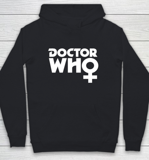 Doctor Who Shirt The Doctor is a Woman Youth Hoodie