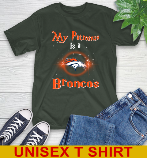 NFL Football Harry Potter My Patronus Is A Denver Broncos T-Shirt 6