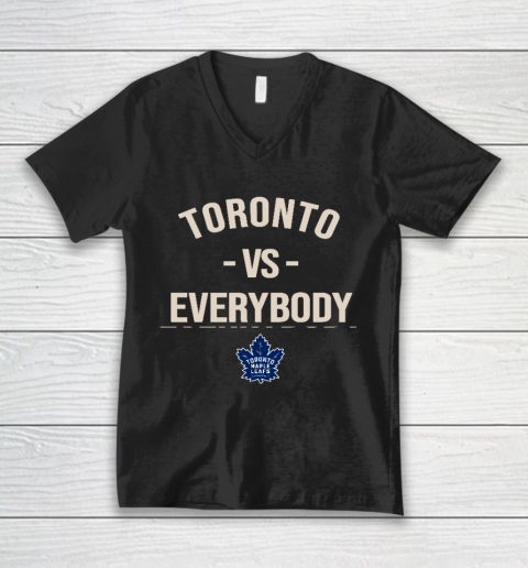 Toronto Maple Leafs Vs Everybody V-Neck T-Shirt