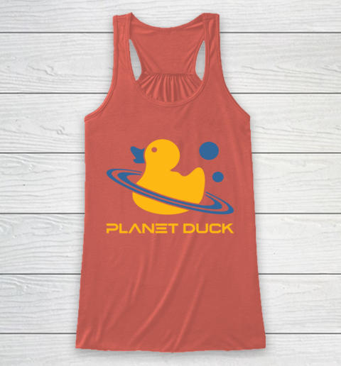 Planet Duck Quackity Racerback Tank 3