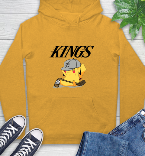 NHL Pikachu Hockey Sports Los Angeles Kings Hoodie 3