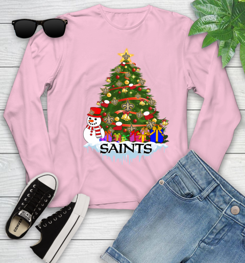 New Orleans Saints Merry Christmas NFL Football Sports Youth Long Sleeve 10