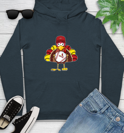 St.Louis Cardinals Turkey thanksgiving Youth Hoodie 8