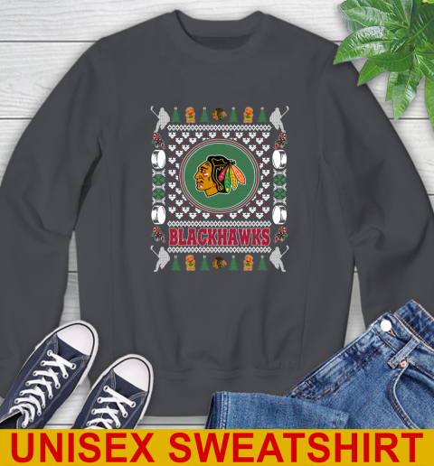 Chicago Blackhawks Merry Christmas NHL Hockey Loyal Fan Sweatshirt 7