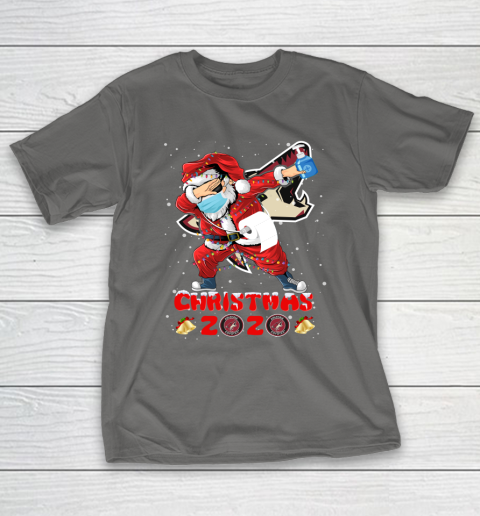 Arizona Coyotes Funny Santa Claus Dabbing Christmas 2020 NHL T-Shirt 8