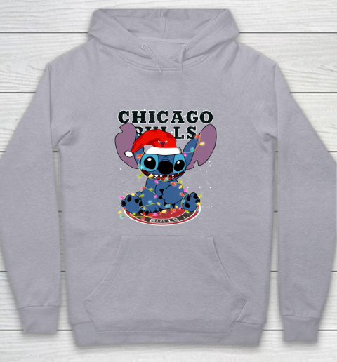 Chicago Bulls NBA noel stitch Basketball Christmas Youth Hoodie 4