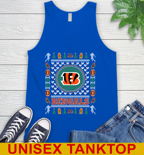 Cincinnati Bengals Merry Christmas NFL Football Loyal Fan Tank Top 4