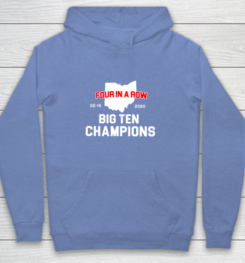 Big Ten Champions Four in a Row 2020 Youth Hoodie 8