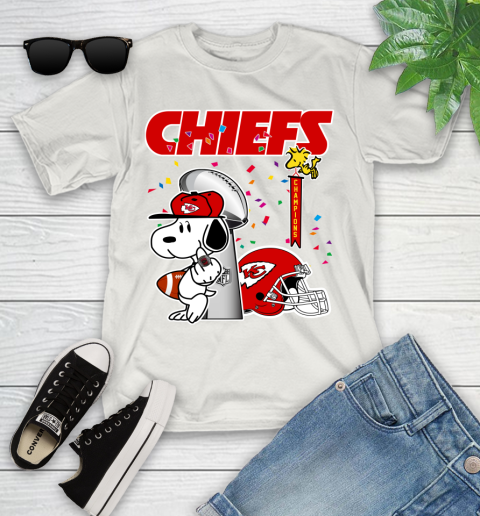Kansas City Chiefs Champions Super Bowl 2020 Snoopy Middle Finger Shirt 112