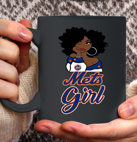 New York Metss Girl MLB Ceramic Mug 11oz