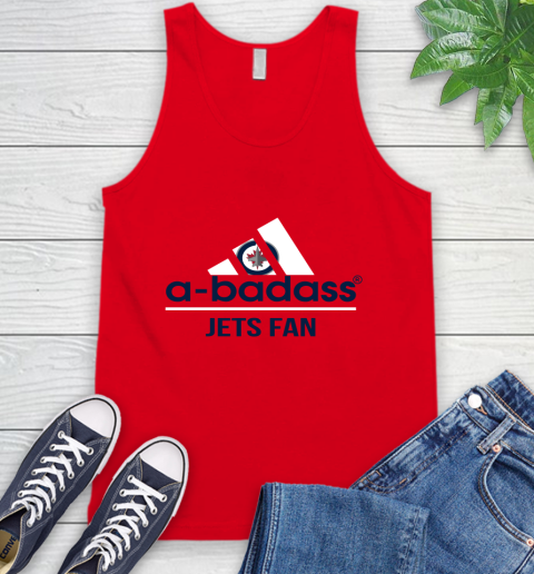 NHL A Badass Winnipeg Jets Fan Adidas Hockey Sports Tank Top 5