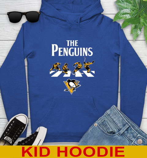 NHL Hockey Pittsburgh Penguins The Beatles Rock Band Shirt Youth Hoodie 10