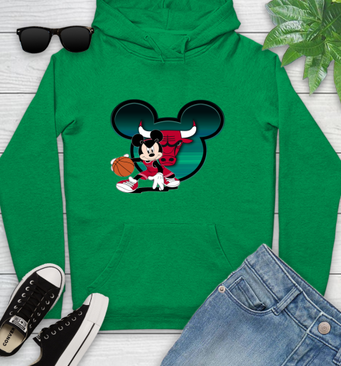 NBA Chicago Bulls Mickey Mouse Disney Basketball Youth Hoodie 7