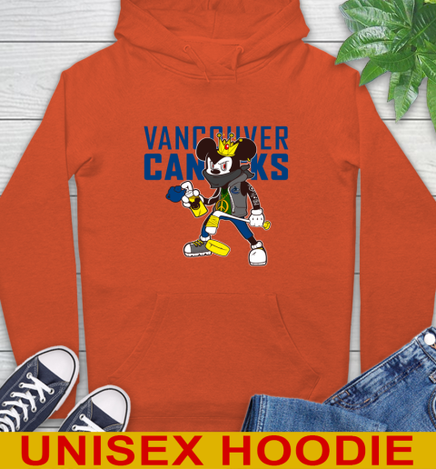 Vancouver Canucks NHL Hockey Mickey Peace Sign Sports Hoodie 5