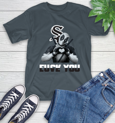 MLB Chicago White Sox Deadpool Love You Fuck You Baseball Sports T-Shirt 10