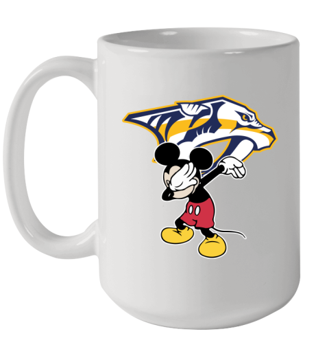 Nashville Predators NHL Hockey Dabbing Mickey Disney Sports Ceramic Mug 15oz