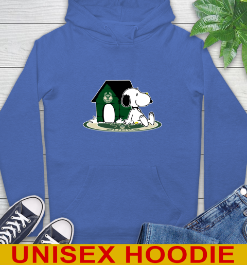NBA Basketball Milwaukee Bucks Snoopy The Peanuts Movie Shirt Hoodie 9