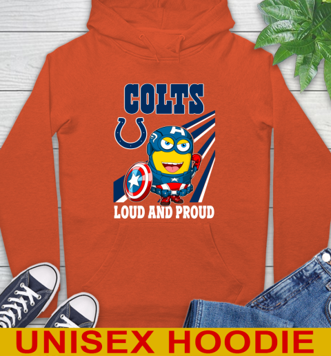 NFL Football Indianapolis Colts Captain America Marvel Avengers Minion Shirt Hoodie 4