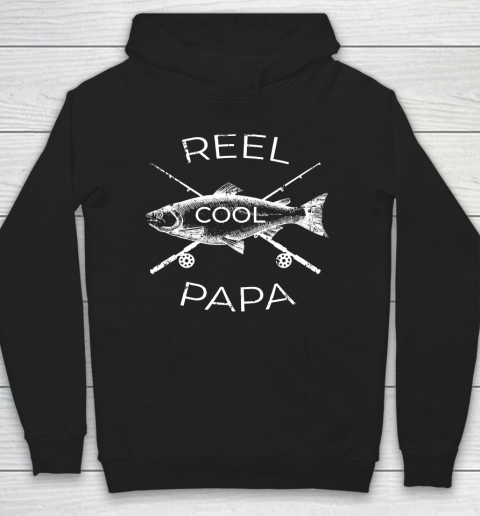 Father's Day Funny Gift Ideas Apparel  Reel Cool Papa Dad Father T Shirt Hoodie