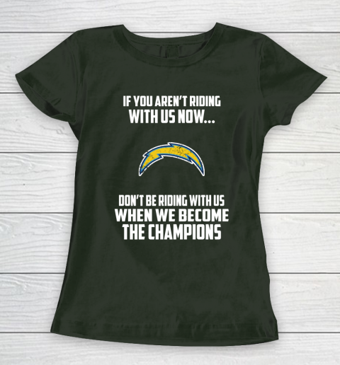 NFL Los Angeles Chargers Football We Become The Champions Women's T-Shirt 4
