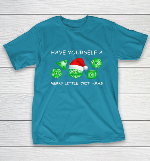 Dnd Gamer Christmas Have Yourself A Merry Little Crit Mas T-Shirt Dnd Gamer Christmas Have Yourself A Merry Little Crit Mas T-Shirt