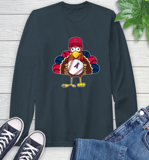 Los Angeles Angels Turkey thanksgiving Long Sleeve T-Shirt 8