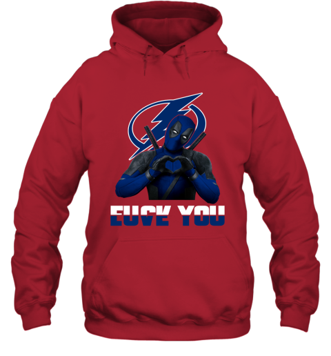 NHL Tampa Bay Lightning Deadpool Love You Fuck You Hockey Sports TRFEO7nSPnq hoodie 23 95 151514 front red