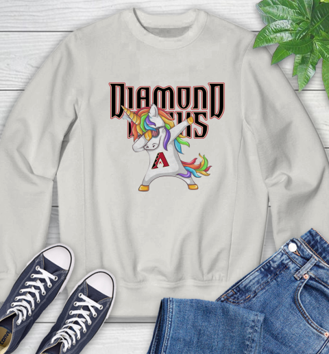 Arizona Diamondbacks MLB Baseball Funny Unicorn Dabbing Sports Sweatshirt 12
