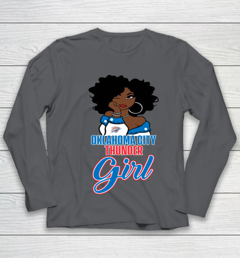 Oklahoma City Thunder Girl NBA Youth Long Sleeve 8