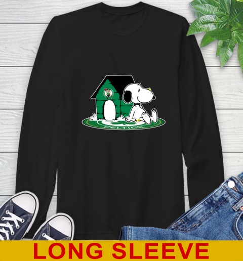 NBA Basketball Boston Celtics Snoopy The Peanuts Movie Shirt Long Sleeve T-Shirt 2