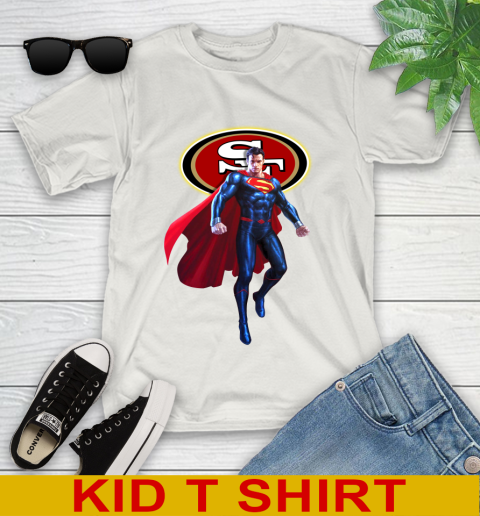 NFL Superman DC Sports Football San Francisco 49ers Youth T-Shirt 12