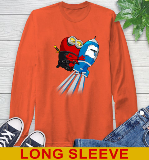 NBA Basketball Orlando Magic Deadpool Minion Marvel Shirt Long Sleeve T-Shirt 4