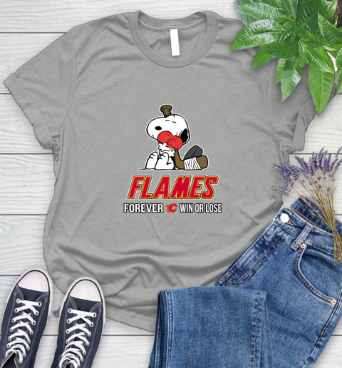 NHL The Peanuts Movie Snoopy Forever Win Or Lose Hockey Calgary Flames 100