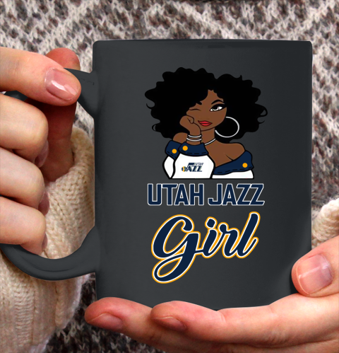 Utah Jazz Girl NBA Ceramic Mug 11oz 3
