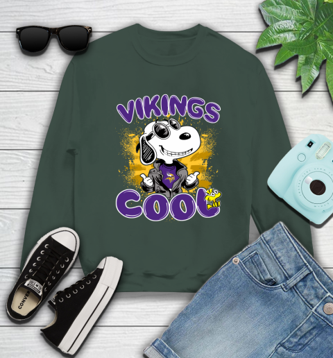 NFL Football Minnesota Vikings Cool Snoopy Shirt Sweatshirt 12