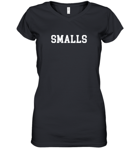 Smalls Shirt Funny Baseball Gift Women's V-Neck T-Shirt