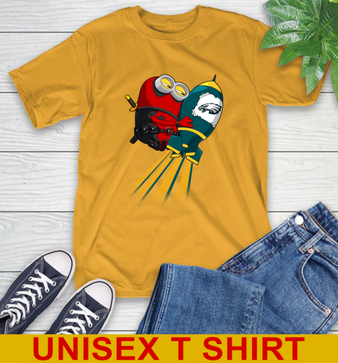 NFL Football Philadelphia Eagles Deadpool Minion Marvel Shirt T-Shirt 2