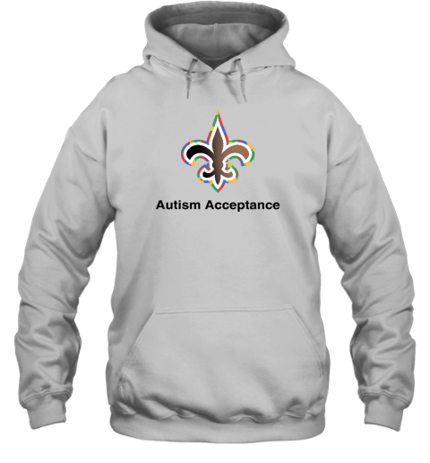 Official New Orleans Saints Autism Acceptance Hoodie